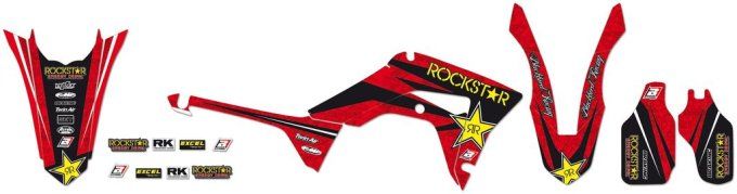 Kit Déco ROCKSTAR Honda CRF 250 / 450 ( 2017 - 2021 )