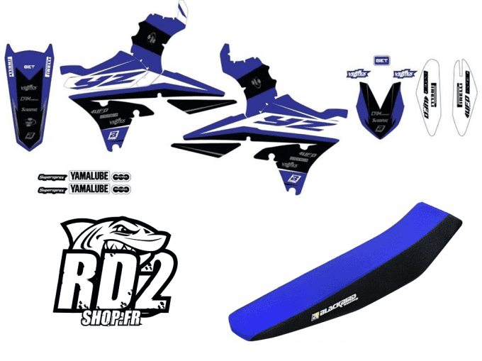 kit - deco - stickers - graphics - housse - selle - seat - cover - yzf 250 - yzf 450 - 2014 - 2015 -