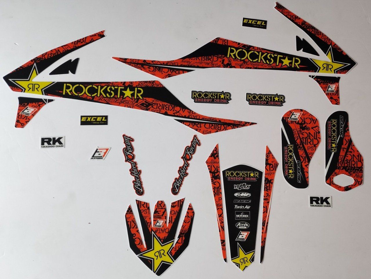 Kit déco ROCKSTAR KTM SX 85 ( 2018 à 2022 ) -
