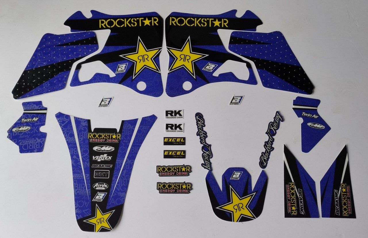 Kit Déco ROCKSTAR YZ 125 / 250 ( 1996 à 2001 ) 