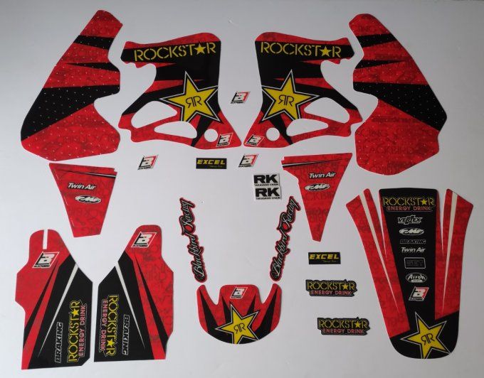 kit deco - cr 125 - cr 250 - honda - 1992 - 1193 - 1994 - 1995 - 1996 - 1997 -