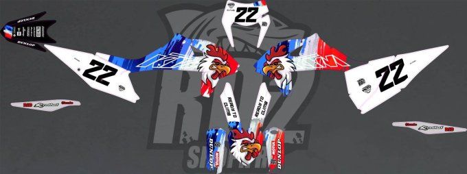 Kit déco perso KTM SX / SXF / EXC ( 2003  à 2027 ) -   FRANCE