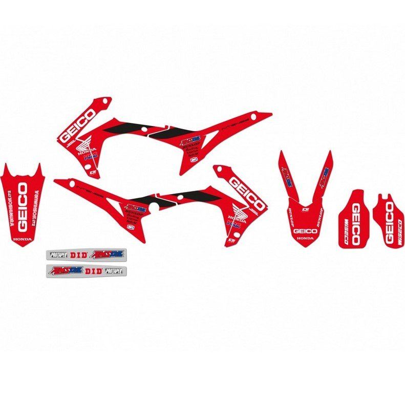 Kit Déco GEICO HONDA CRF 250 / 450 ( 2013 à 2017 ) - 