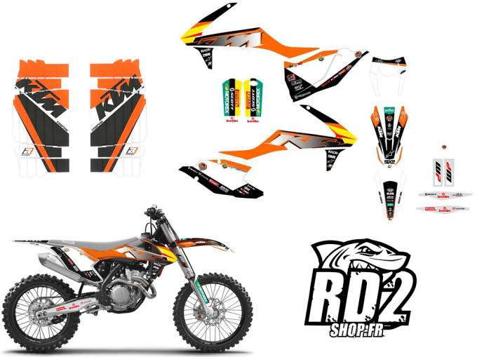 kit deco - graphics --kit-graphique-trophy-ktm- sx - sxf - exc - 2016 - 2017 - 2018 - 2541r20