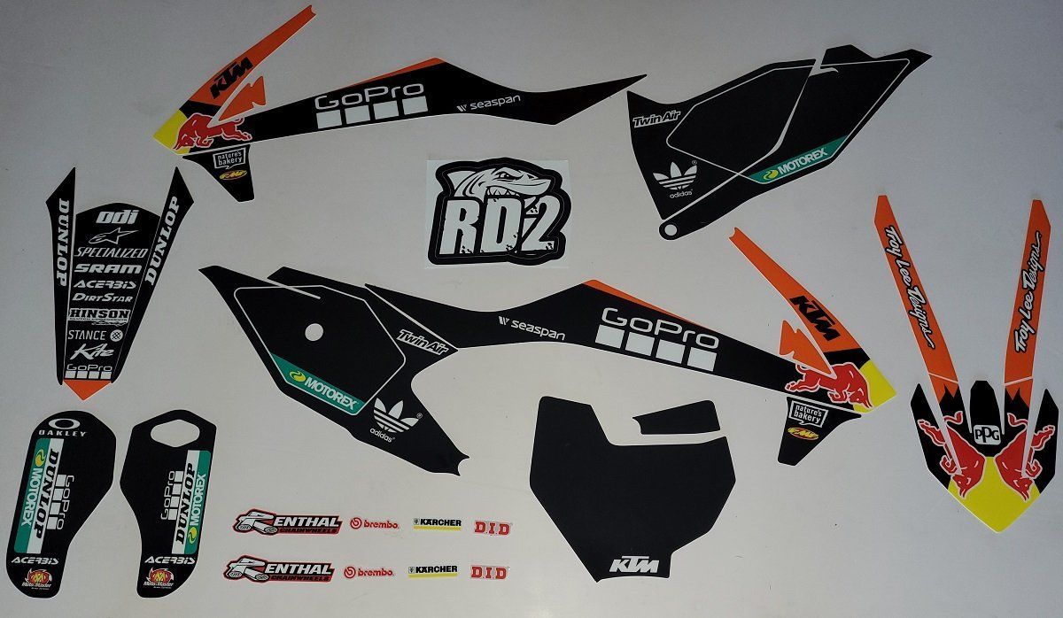 Kit déco GOPRO KTM SX 85 ( 2018 à 2024 ) - 