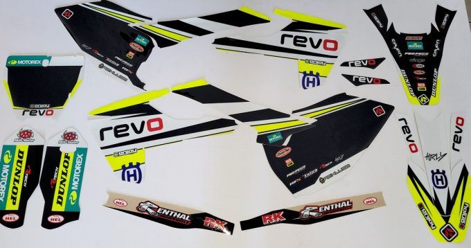 kit deco - graphics - revo - hva - 2016 - 2017 - 2018 - fluo - jaune -