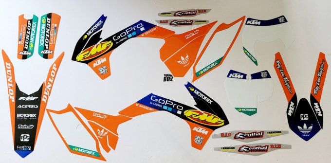 kit deco , graphics , stickers , gopro , fmf , ktm , sx , sxf , exc , 2013 , 2014 , 2015 , rd2shop