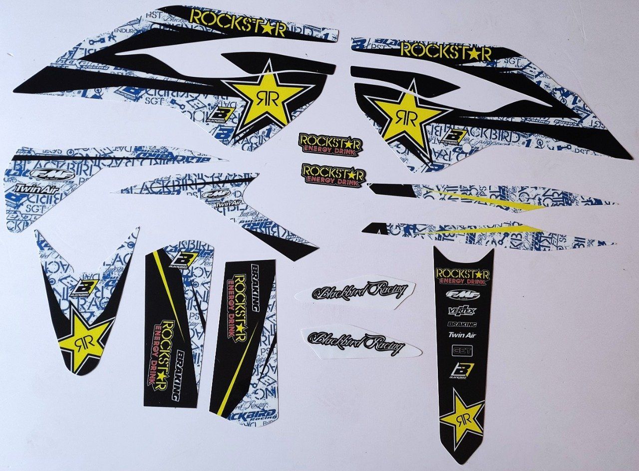 Kit Déco HVA ROCKSTAR FC - TC ( 2014 à 2015 ) TE - FE ( 14 à 2016 ) - 