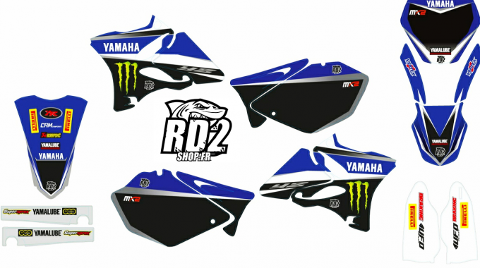 kit deco - yamaha - monster - rd2shop - yz - 125 - 250 - 2002 - 2014 - yz125rd2m-0214