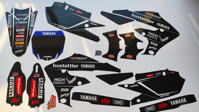 Kit Déco HOSTETTLER Yamaha YZF 250  ( 2019 à 2022 ) / 450 ( 2018 à 2022 ) 