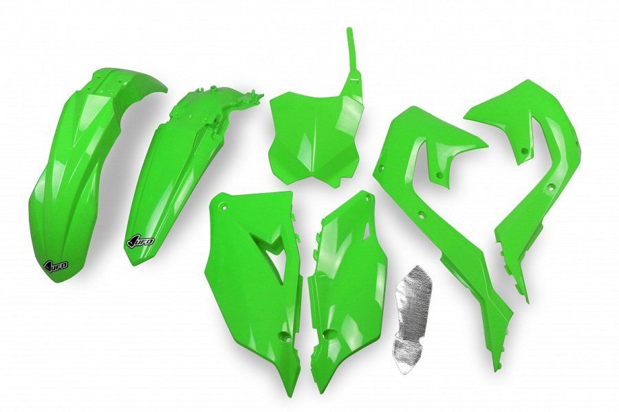 Kit plastiques UFO Vert KXF 250 - 2021>2023 / 450 2019>2023 - 