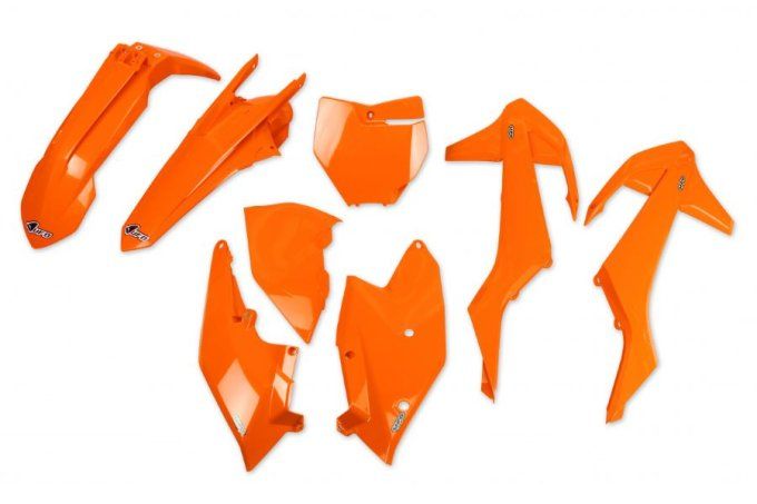kit plastique orange fluo ktm sx 2016 - kit plastique orange fluo ktm sxf 250 2017- kit plastique 20