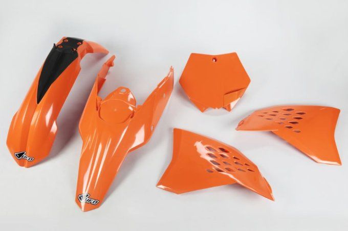 kit plastique orange ktm sx 2007 - kit plastique orange ktm sxf 250 2010- kit plastique UFO