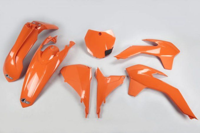 kit plastique orange ktm sx 2013 - kit plastique orange ktm sxf 250 2015- kit plastique 2013- 2014 -