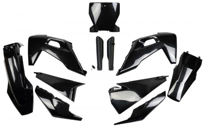 kit plastique ufo , kit plastique husqvarna , kit plastique noir , kit plastique fc , kit plastique 