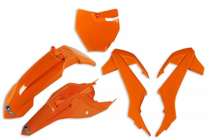 Kit plastique UFO KTM SX 65 , kit plastiques sx 65 ktm orange , 