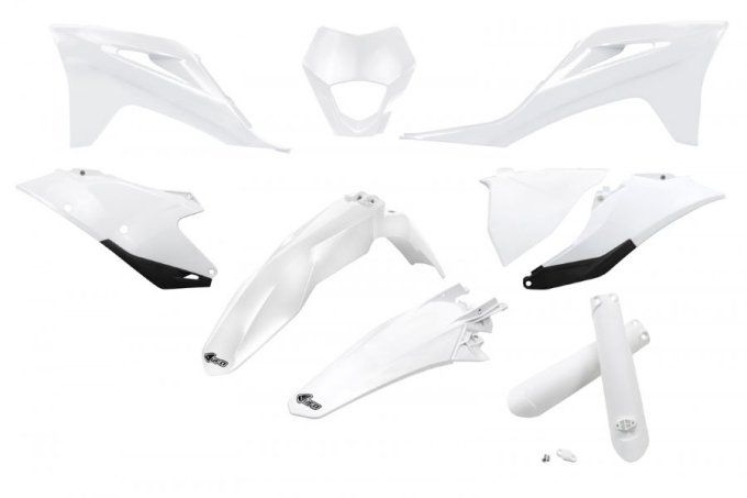 kit plastiques gasgas blanc ec - kit plastiques gasgas blanc ecf - kit plastiques gasgas blanc ec 25