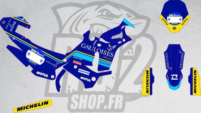 Kove - 450 - Regular - Gauloise- kit deco - gauloises - 800 - 800x - autocollants -