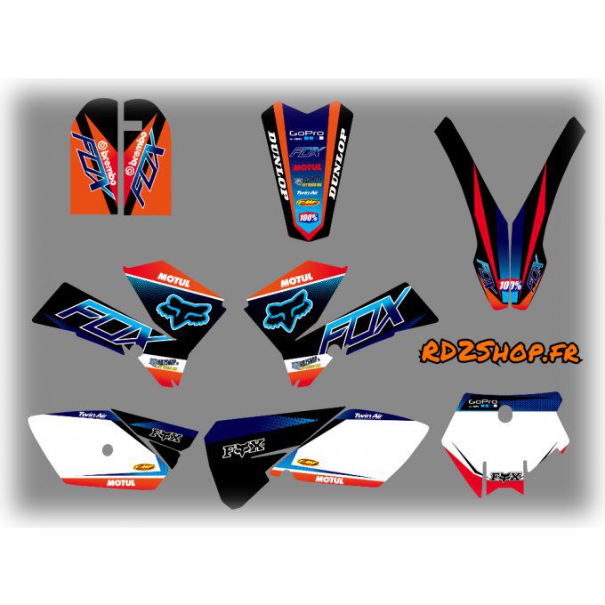 Kit déco complet KTM SX 85 ( 2006 à 2012 )