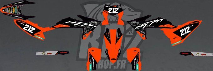 ktm - kit deco - hard enduro -Sx-- SxF- 2023-2024 -Exc- 2025-
