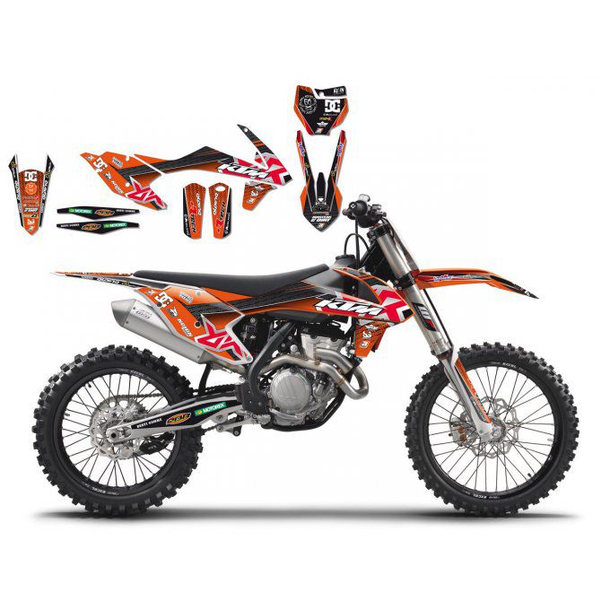 Kit déco Complet KTM EXC SX / SXF / FMX ( 2016 à 2018 )