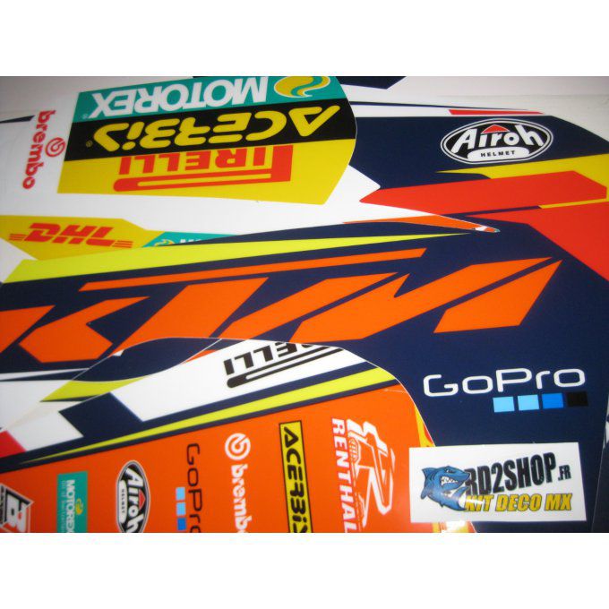 Kit déco KTM SX / SXF / EXC ( 2013 / 2014 / 2015 / 2016 )