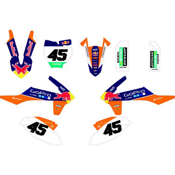 kit deco perso gopro sx ktm 2017 , 2018 , 2019 , 2020 , 2021 , 2022