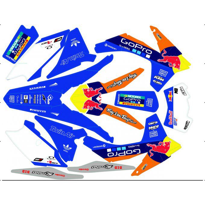 Kit déco perso KTM SX / SXF / EXC ( 2003 à 2022 )