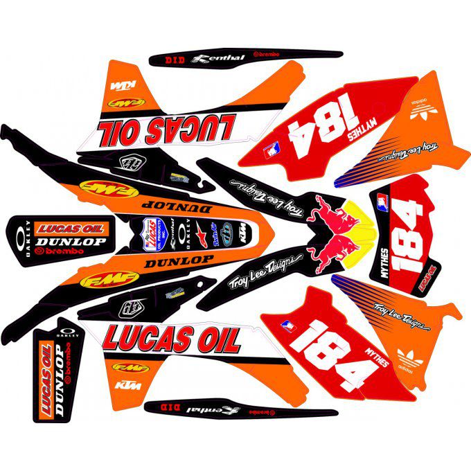 kit deco pour ktm exc excf 2012 2013 2014 2015