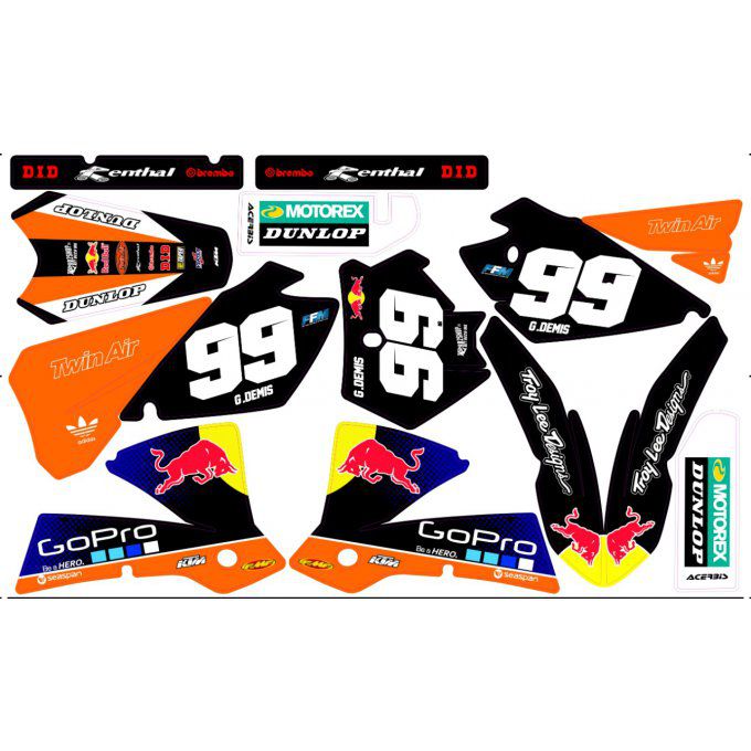 KIT DECO GOPRO REDBULL SX SXF