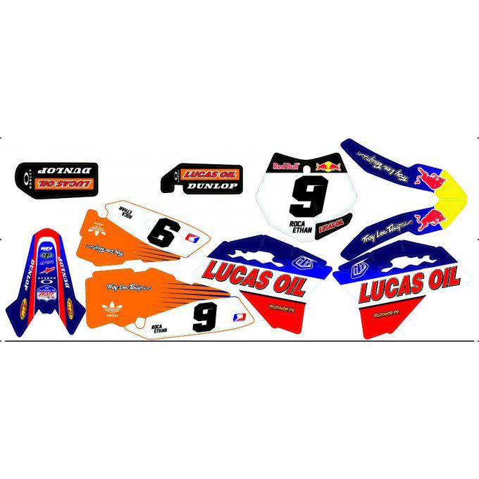 Kit déco Semi-perso KTM SX 50 / 65 ( 2005 à 2016) 