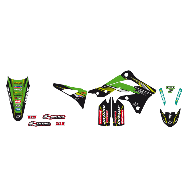 Kit Déco  Kawasaki KXF 450 ( 2012 à 2015 )