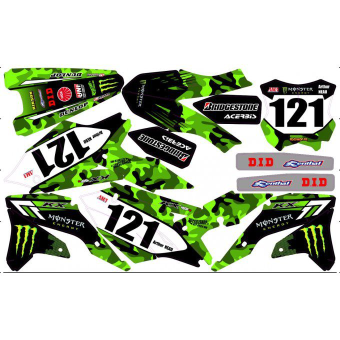 kit deco monster kxf 450 2017 - 2018 - 2019