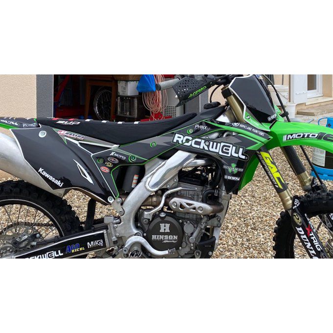 Kit Déco complet Kawasaki KXF 250 ( 2017 / 2018 / 2019 / 2020 )