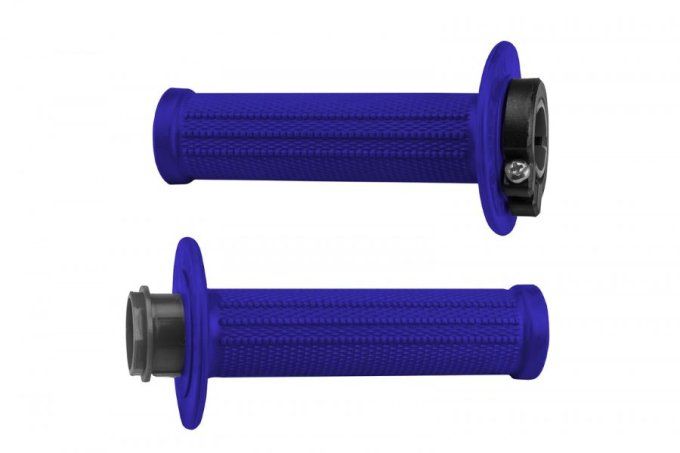 motocross-grips-lock-on-bleu-poignée - ufo - yz