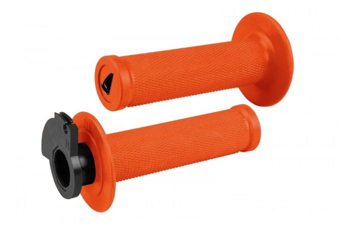 motocross-grips-lock-on-grips- poignée - orange - 