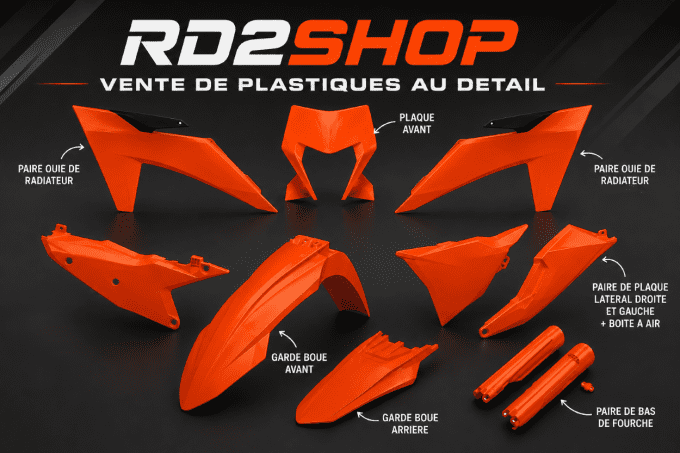 ouie radiateur , garde boue , plaque , exc , excf , ktm , 2024 , 2025 , orange , plastiques ,