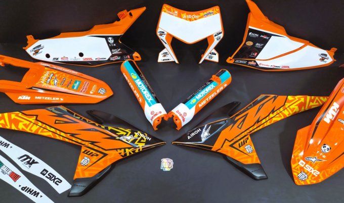 pack - kit - deco - plastiques - ktm - 2027 - 2026 - 2025 - exc - excf - enduro - sx - sxf - jaune -