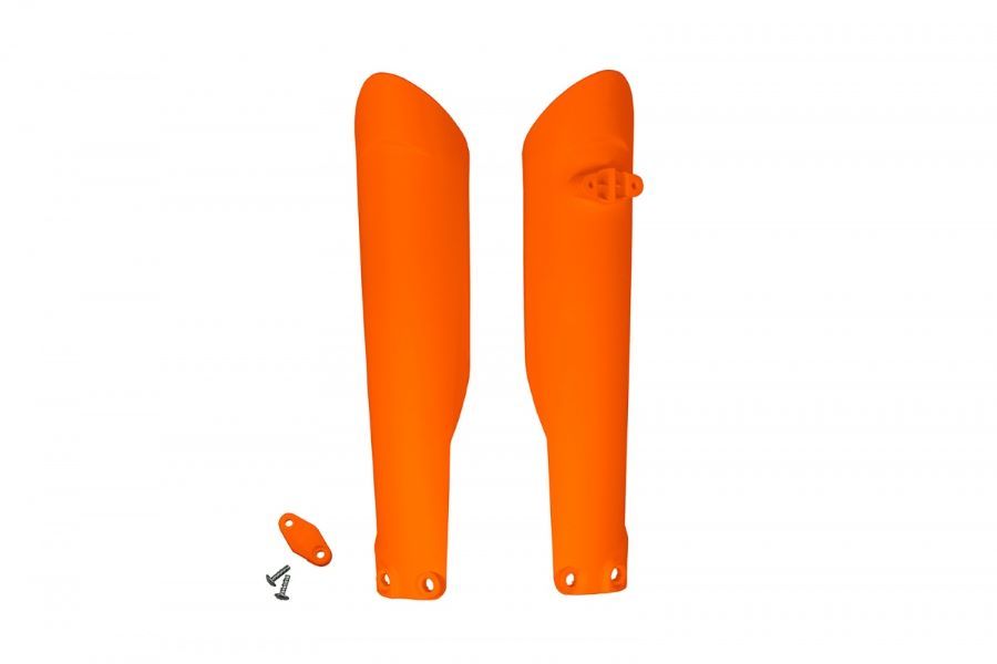 Protections de fourche KTM SX / SXF / EXC / EXCF  125 >450 UFO orange fluo