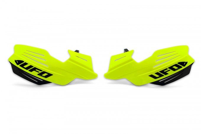 protege- mains -vulcan - jaune fluo- ufo - motocross - enduro - mx - -handguards