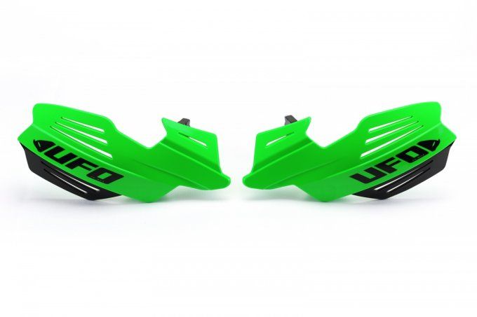 protege- mains -vulcan - vert -ufo - motocross - enduro - mx - -handguards - kawasaki