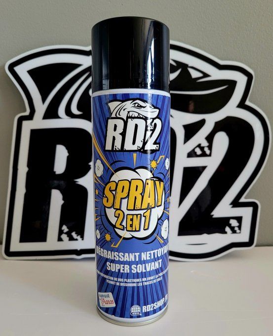 rd2spray - preparation plastique - kit deco - pose - degraissant - 2en1