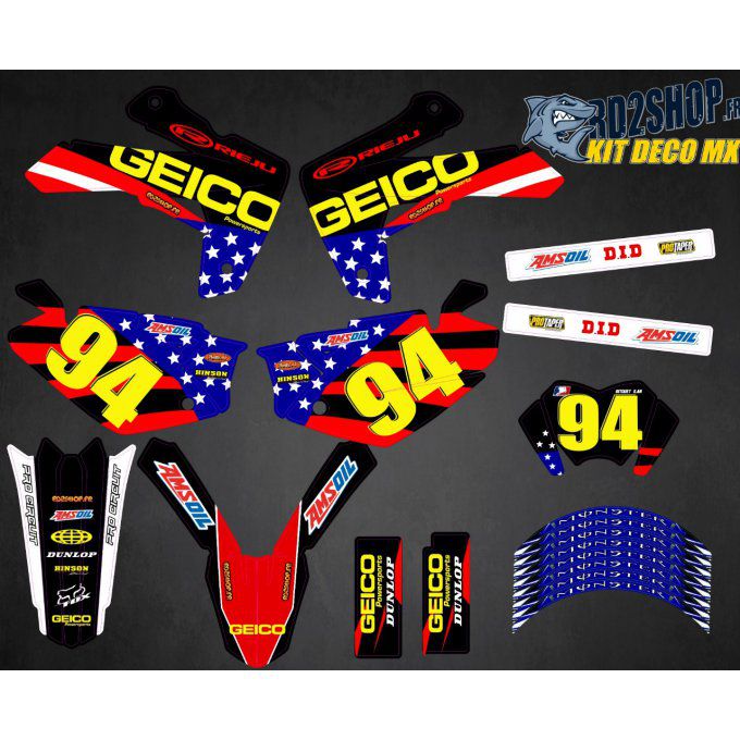 Kit Déco Perso 50 à boites  mrt pro rieju