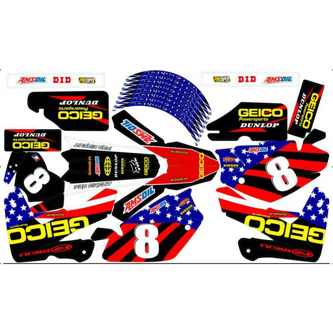 Kit Déco Perso 50 à boites DERBI / SHERCO / MBK / RIEJU