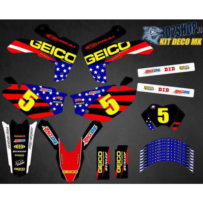 kit deco autocollant rieju mrt pro