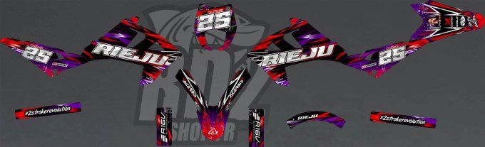 Rieju MRT - 2022 -2023 - 2024 -2025 - 2026 - violet - rouge -