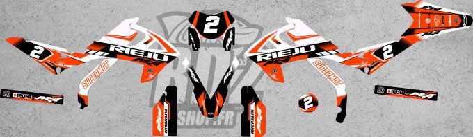 Rieju MRT Pro 2022 trophy orange - kit deco - stickers