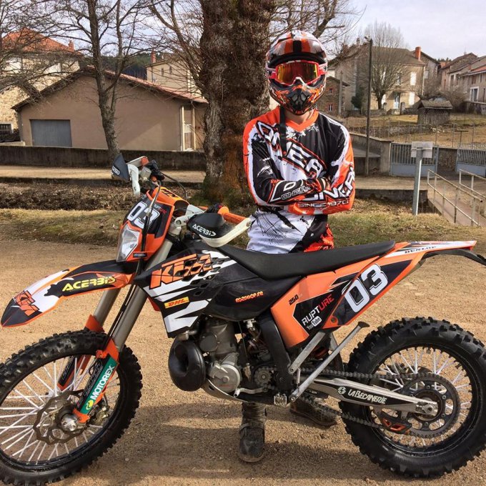 Kit déco Semi-perso KTM SX / SXF / EXC ( 07 à 11 )