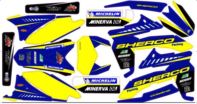 Kit Déco Semi-Perso SHERCO SE / SEF ( 2013 à 2021)