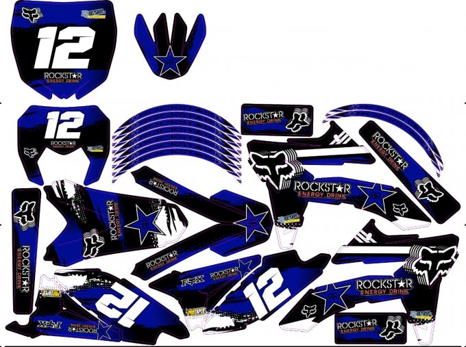 Kit Déco Perso 50 à boites DERBI / SHERCO / GILERA